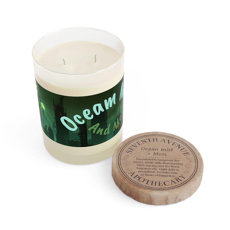 Thumbnail: Ocean Mist and Night three-wick candle