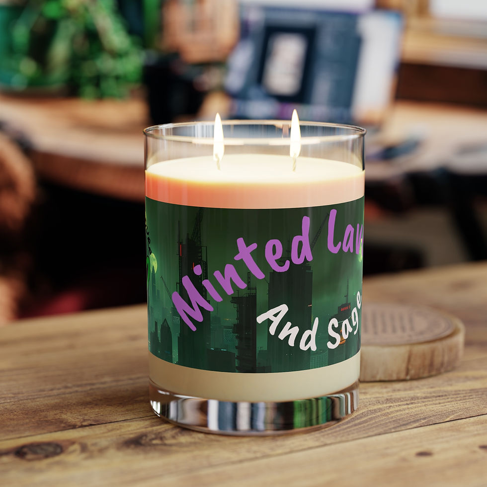 Minted Lavender And Sage candle