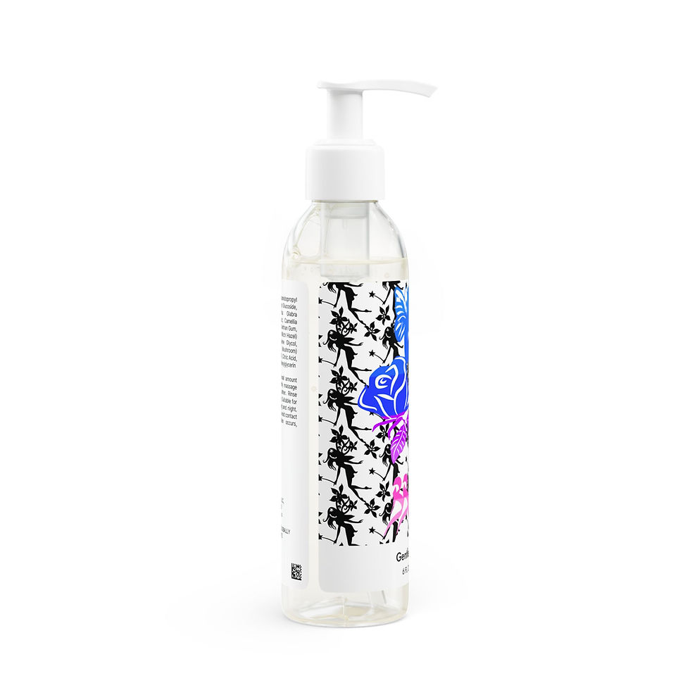 Tropical-themed lotion bottle pump
