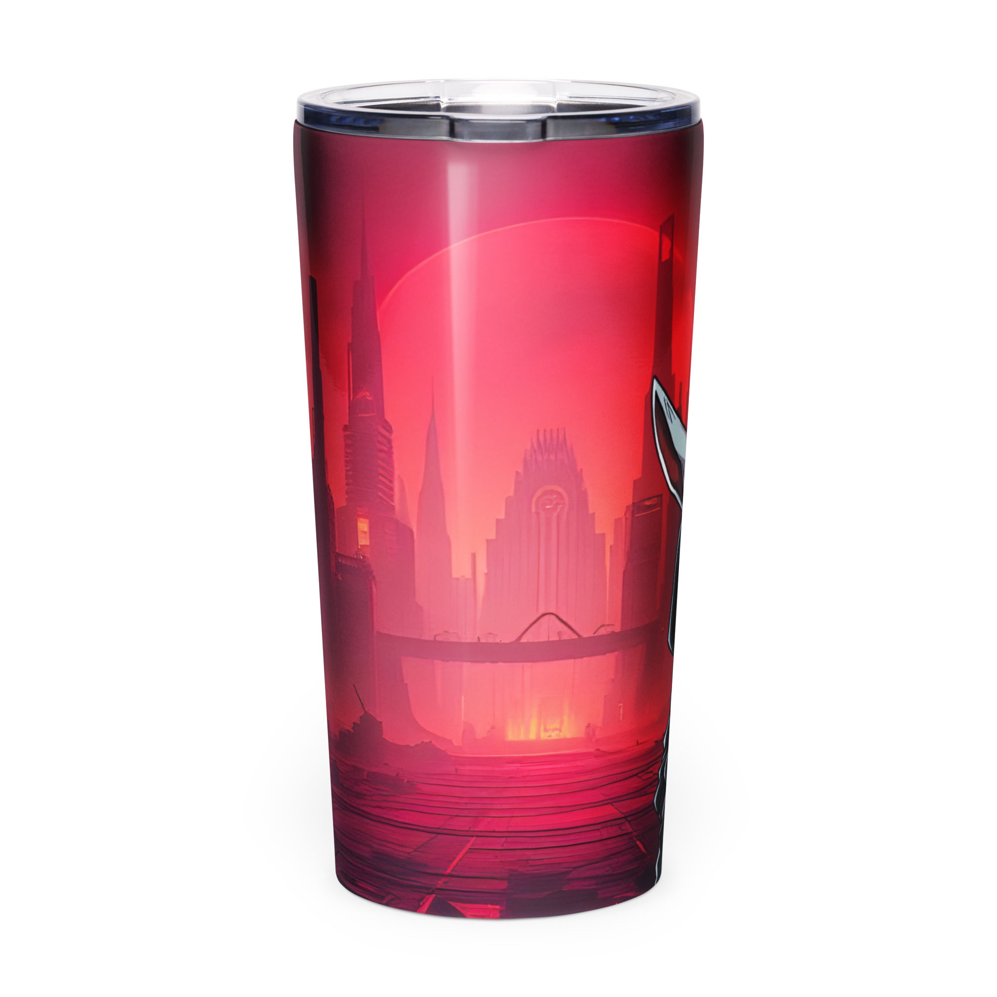 Red City sunset tumbler