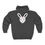 Thumbnail: Dark gray hoodie with white dead bunny