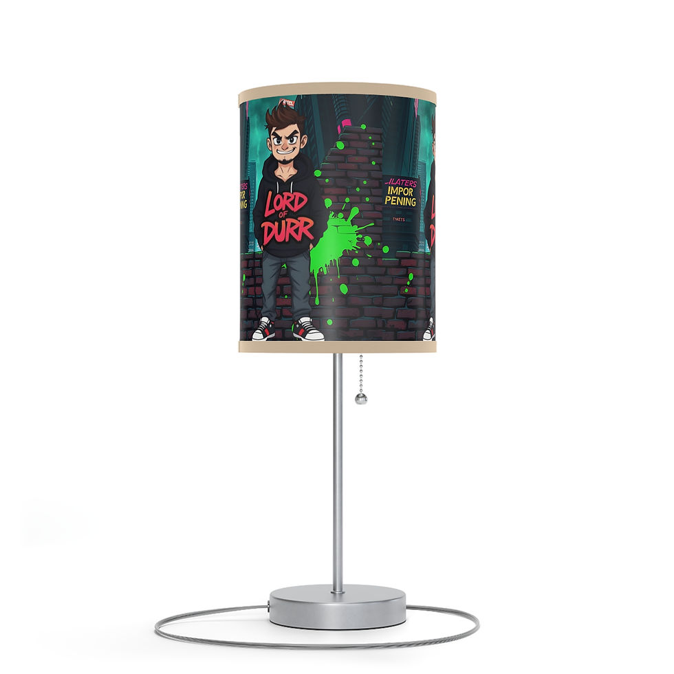 Thumbnail: Lord Darr table lamp with graphic design