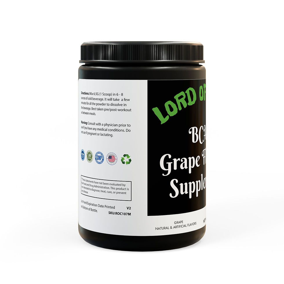 LORD JONES Grape Vine Body Supplement jar