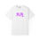 Thumbnail: White T-shirt with purple BGR logo