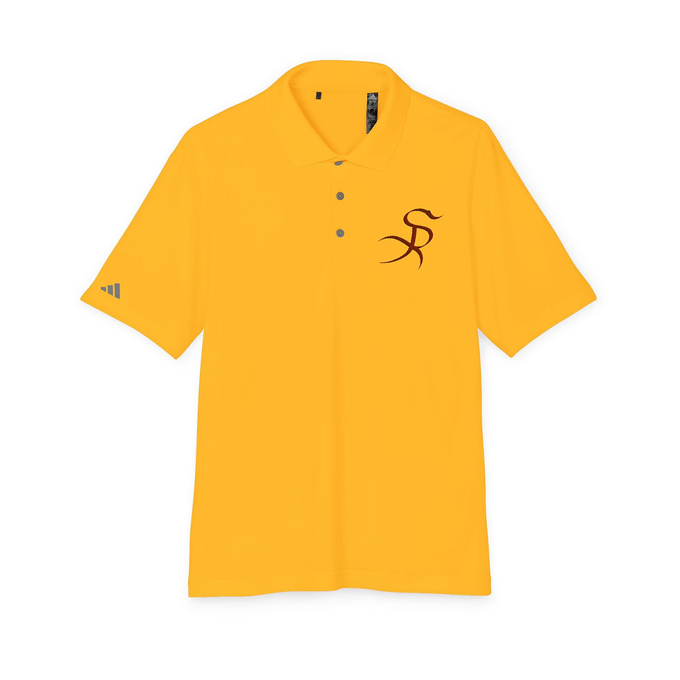 Thumbnail: Gold polo shirt with logo