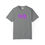 Thumbnail: Gray tee with purple logo