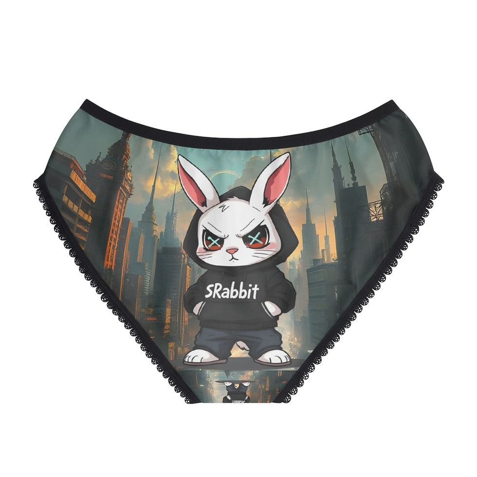 SRabbit angry rabbit streetwear panties