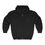 Thumbnail: Black zip-up hoodie with red logo