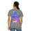 Thumbnail: Woman's gray t-shirt with fairy and rose tattoo design