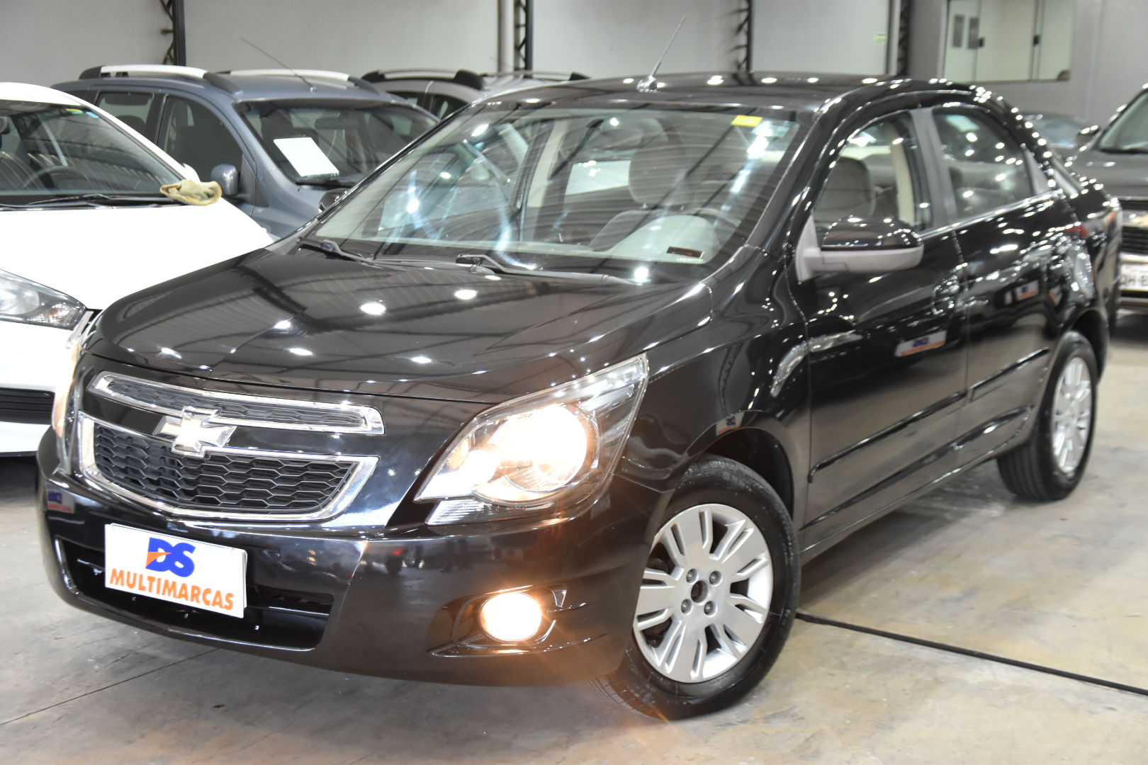CHEVROLET - COBALT 1.8 MPFI LTZ 8V FLEX 4P MANUAL Cor Preto 2014 / 2015