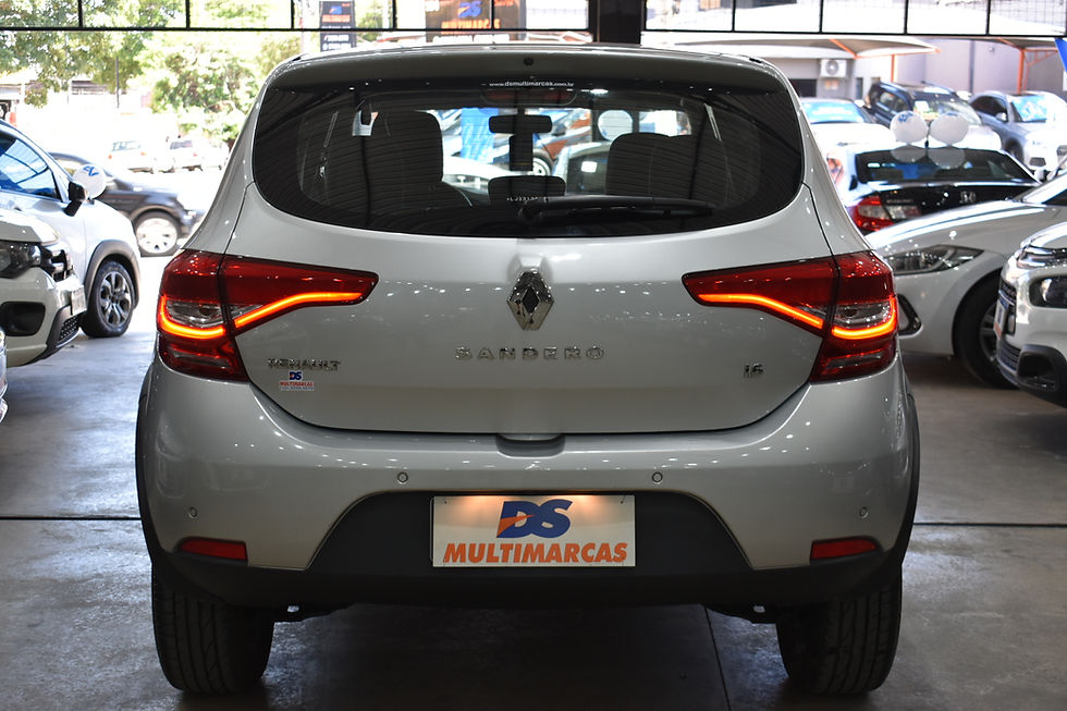 Miniatura: RENAULT  -  SANDERO 1.6 16V SCE FLEX INTENSE X-TRONIC Cor Prata     2019 / 2020