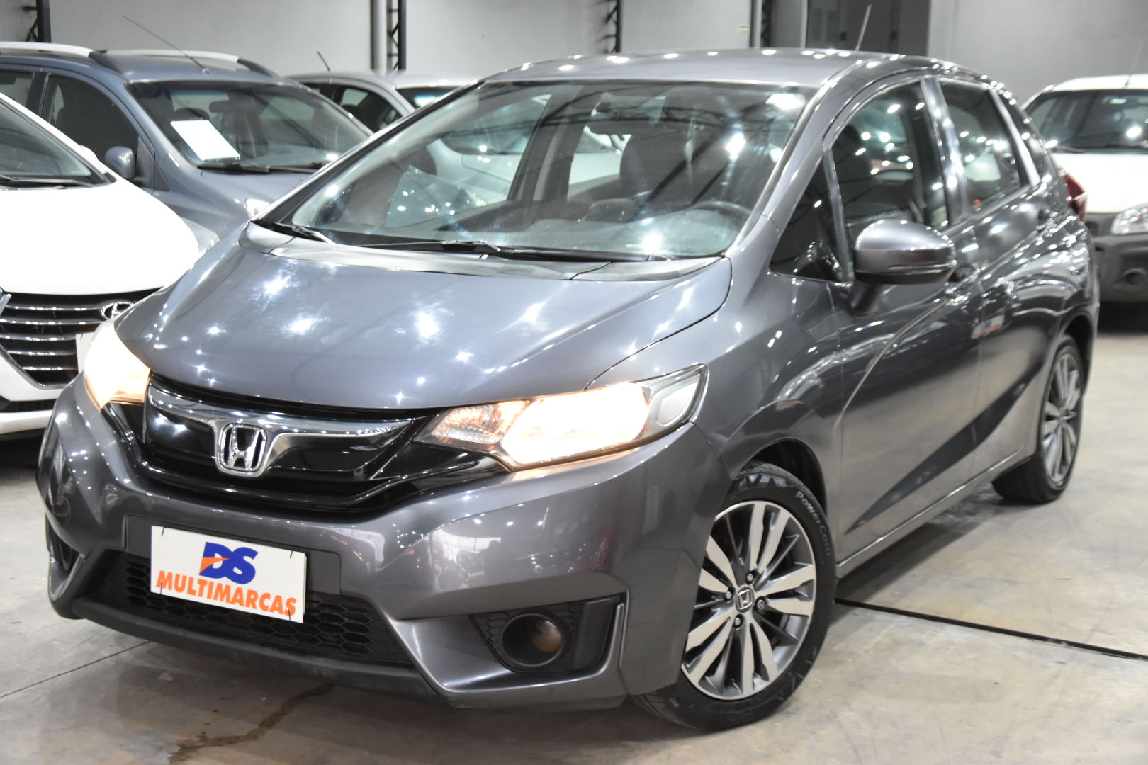 HONDA - FIT 1.5 EX 16V FLEX 4P AUTOMÁTICO Cor Cinza 2014 / 2015