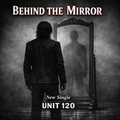 Album Cover for  track Behind the Mirror from the Michael Jackson tribute album The King We Knew  by AI collective and band Unit 120