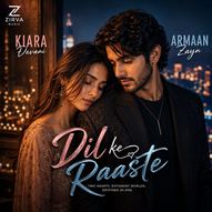 Album Cover for track Dil Ke Raaste (Paths of the Heart) by AI singers Kiara Devani & Armaan Zayn