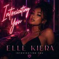 Album Cover for track Intoxicating You by AI singer Elle Kiera