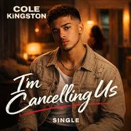 Album Cover for track I'm Cancelling Us by AI singer Cole Kingston