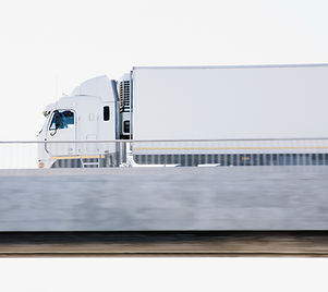 Semi-Truck on Overpass