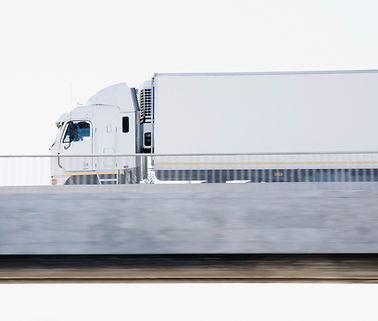 Semi-Truck on Overpass
