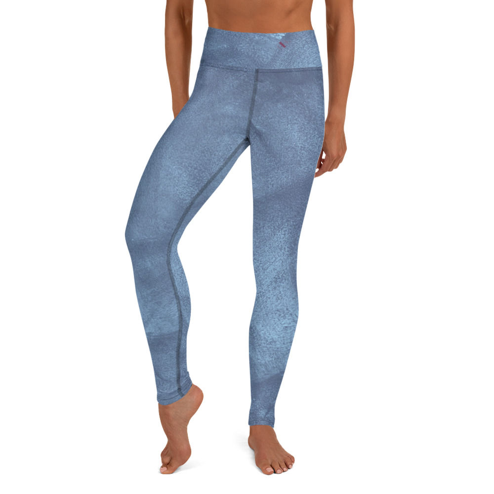 The Explosive Yoga Leggings - Blue Waves