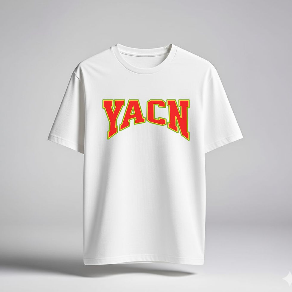 Thumbnail: "YACN" College T Shirt| Heavyweight Cotton