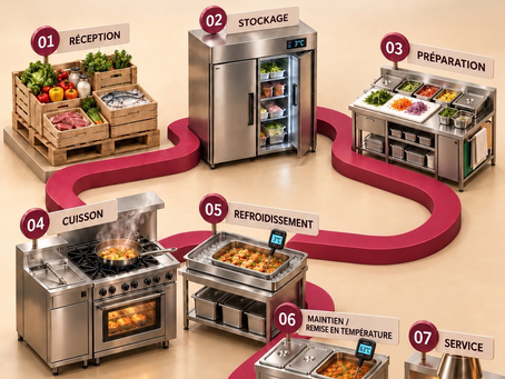 De la livraison à l’assiette : les 7 étapes HACCP qui sécurisent une cuisine professionnelle