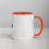 Miniaturbild: Love Tasse, Seitenansicht, orange, Hochwertige Keramik, spülmaschinen- & mikrowellengeeignet