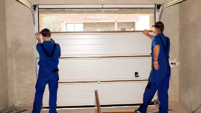 GM Garage Doors fitting a garage door