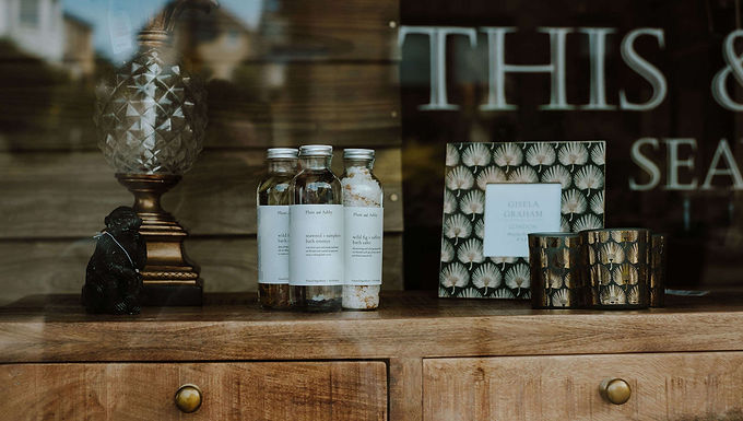Shop window display at This & That
