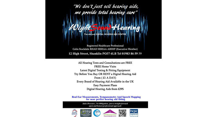 Wight Sound Hearing brochure