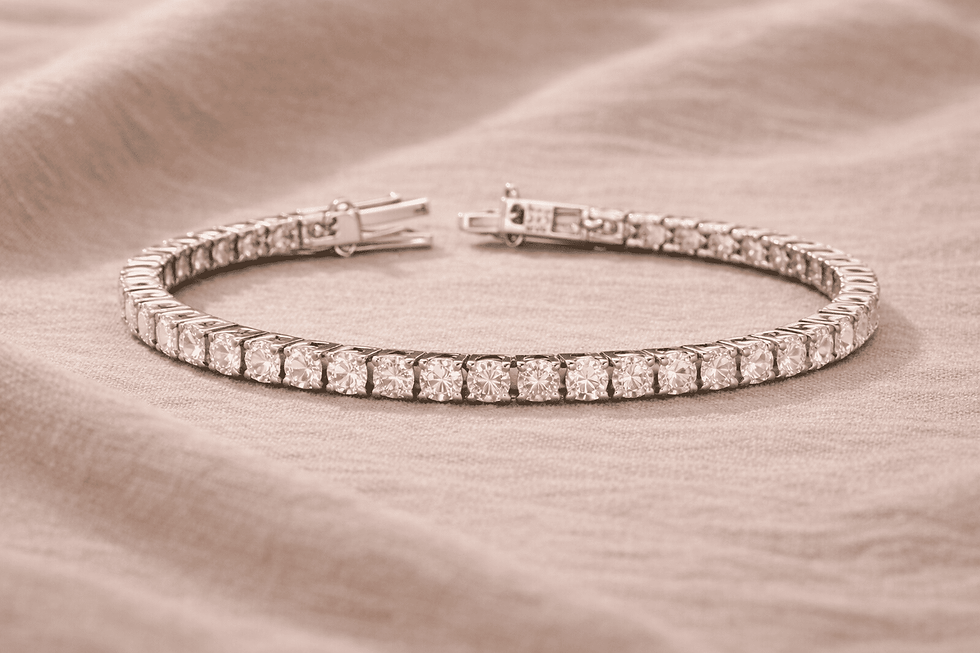 Thumbnail: Eternal Radiance 2Mm Moissanite Tennis Bracelet – Classic Round Cut Design