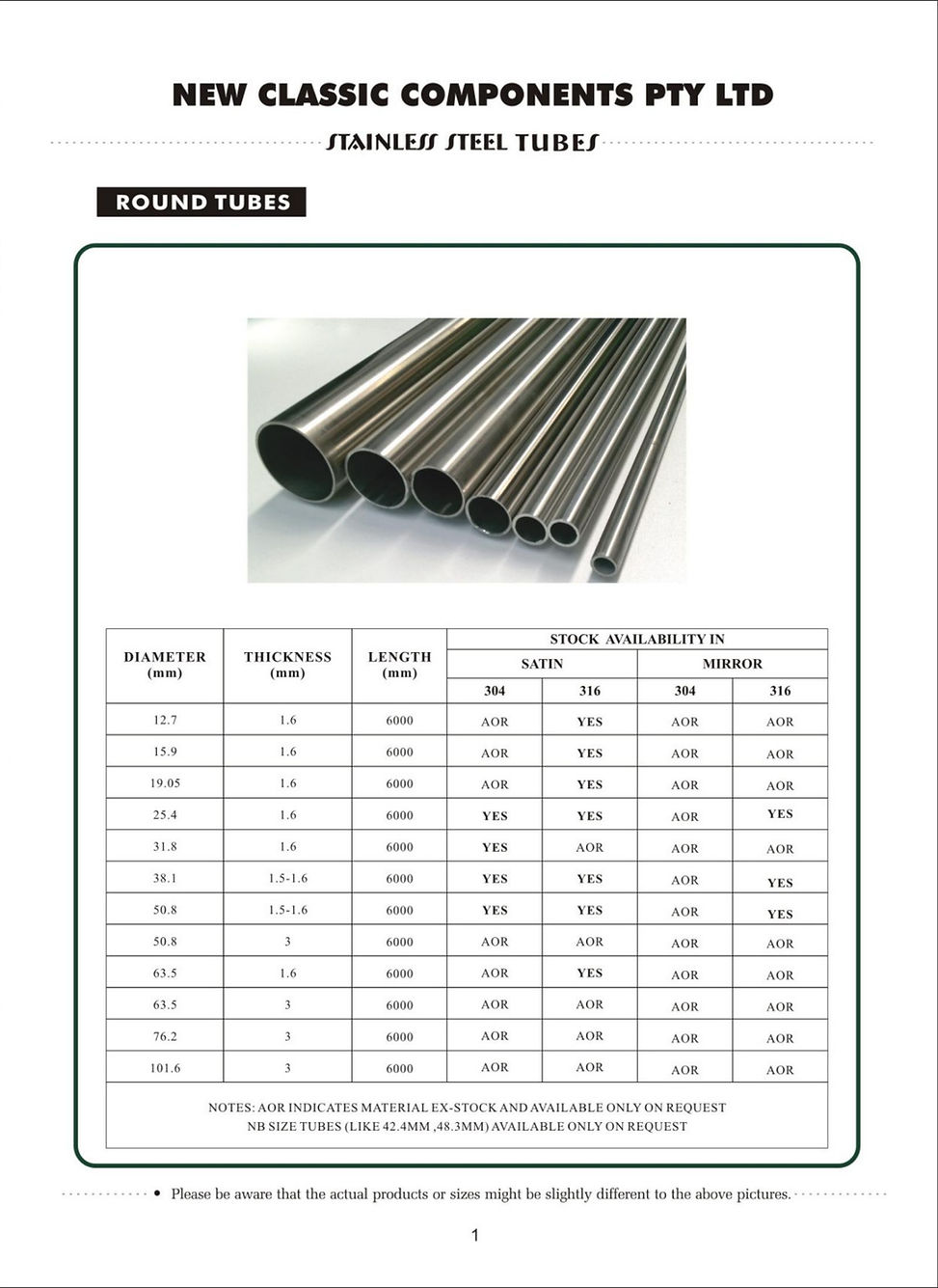 Stainless Steel Catalog