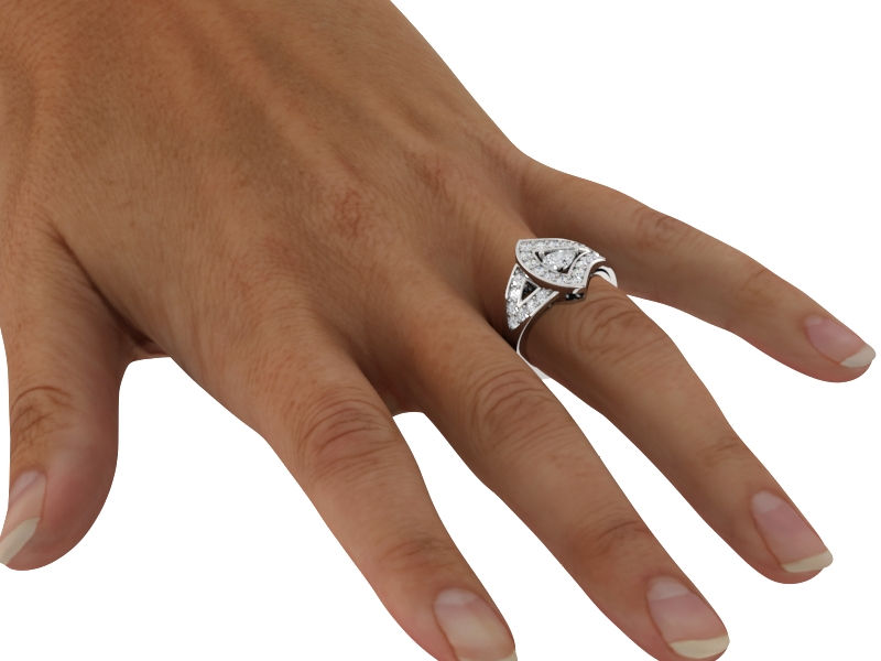 Custom Ring Hand View