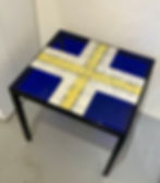 Fused Glass and Powder-Coated Steel
