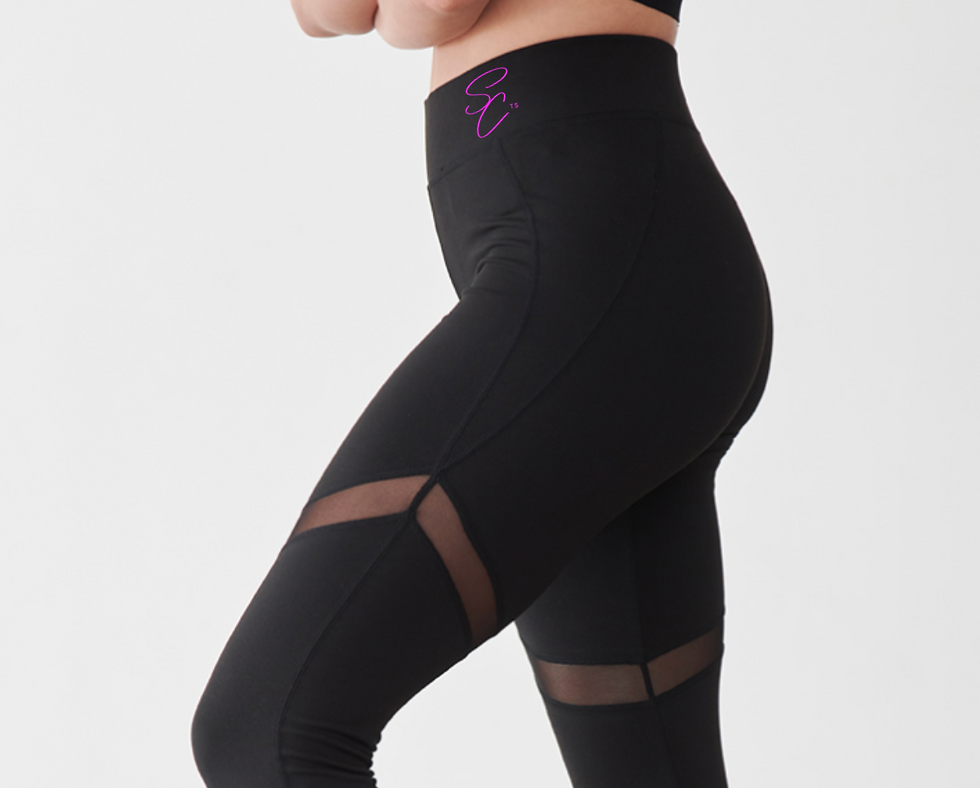 Thumbnail: Strickland Cook Ladies Mesh Insert Leggings