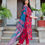 Thumbnail: Red Color Printed Cotton Women Kurta Suit Set