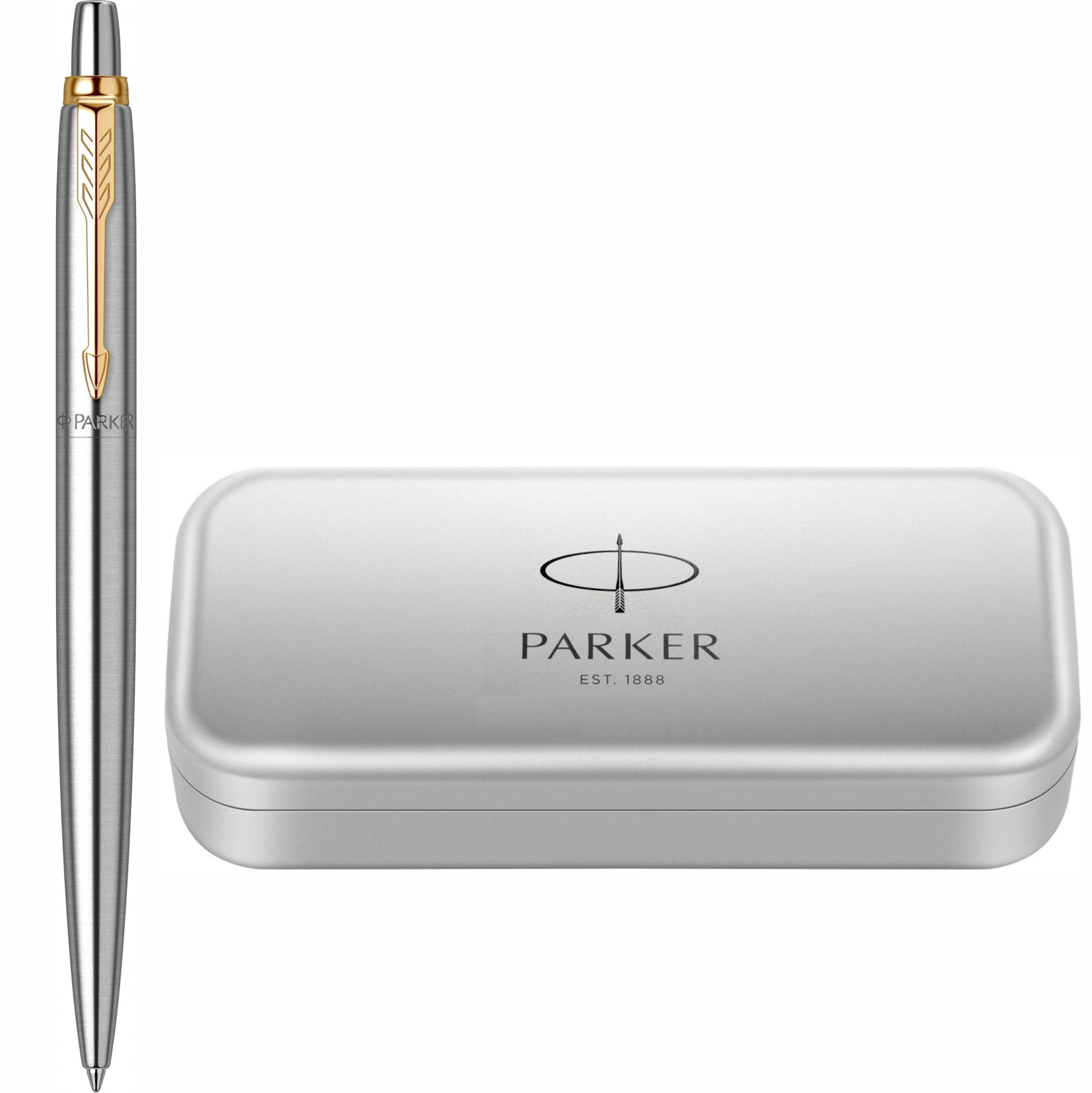 Pix Parker Jotter Royal Stainless Steel GT  in Cutie de metal