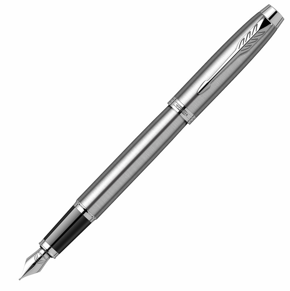 Miniatură: Set IM Royal Stainless Steel CT cu Rezerva Pix, 5 Cartuse, Cutie, Punga