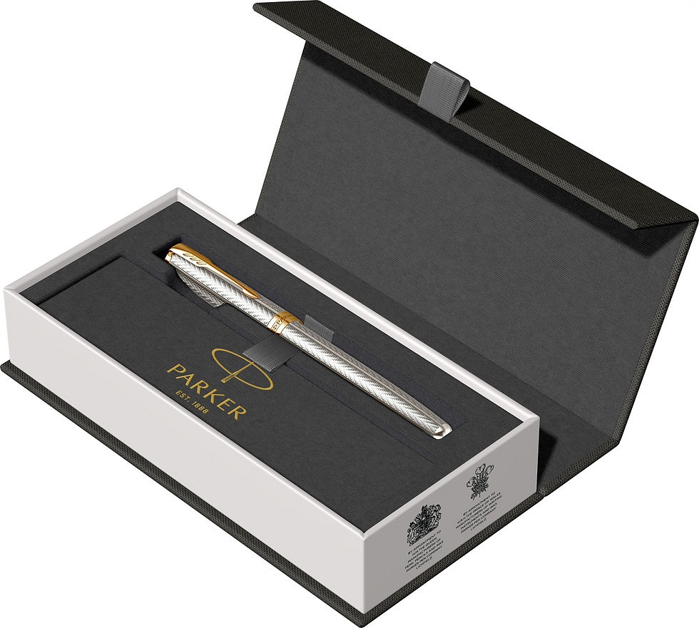 Miniatură: Stilou Parker Sonnet Royal Fougere Sterling Silver GT