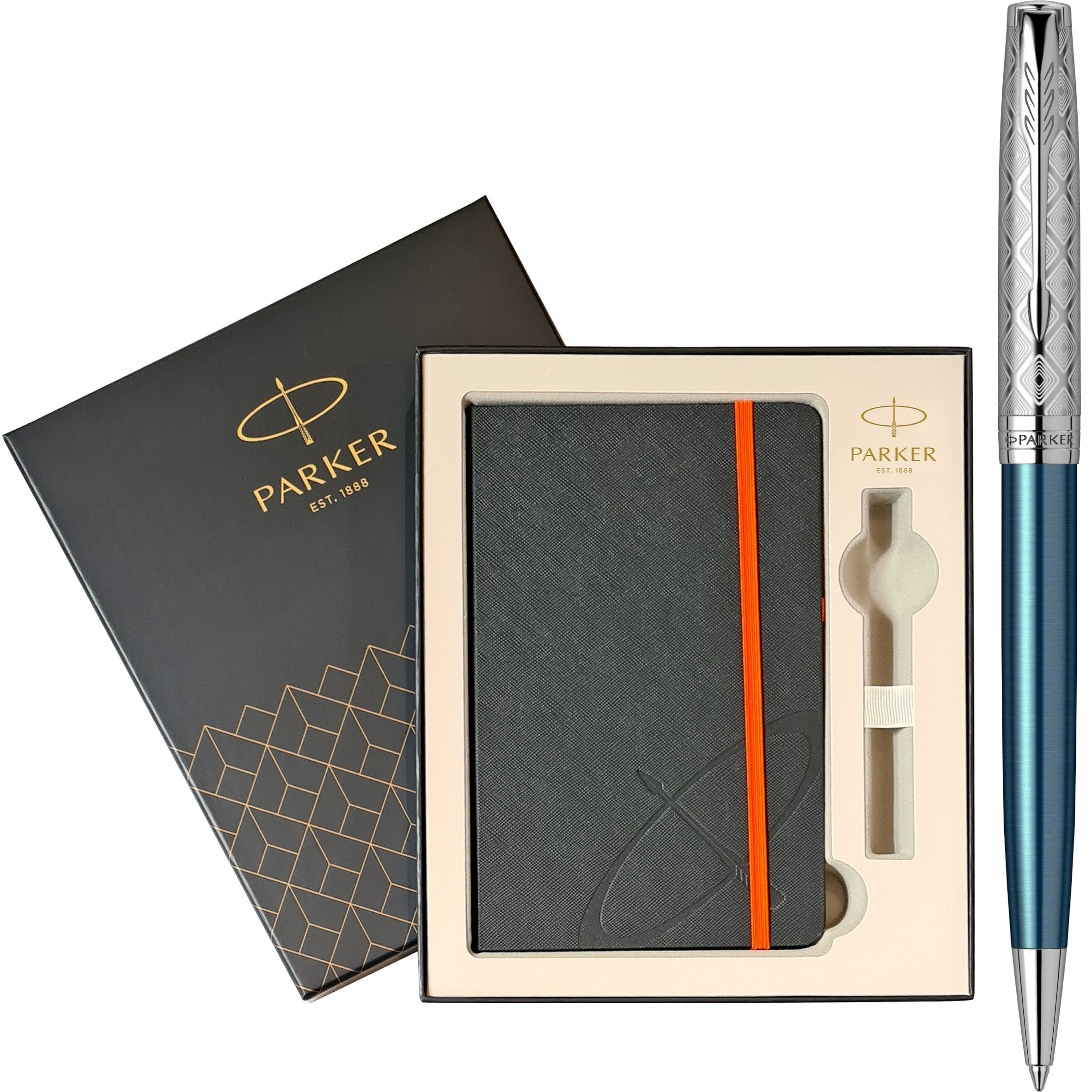 Pix Parker Sonnet Royal Metal & Blue PDT in Cutie cu Agenda