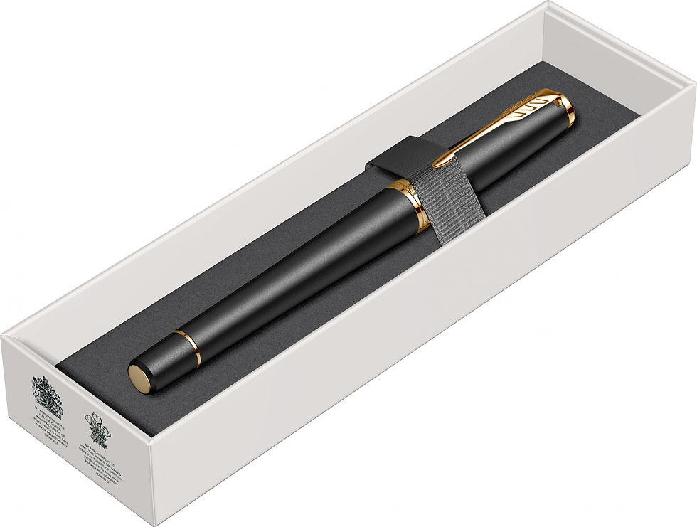 Miniatură: Stilou Urban Royal Muted Black GT cu Etui Leather Black