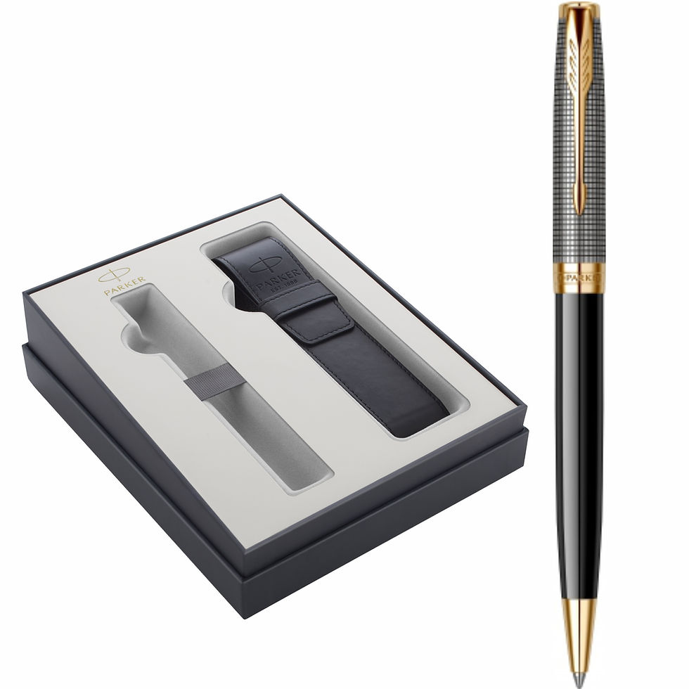 Pix Sonnet Royal Chiselled Silver & Black GT in Cutie cu Etui Focus Collection