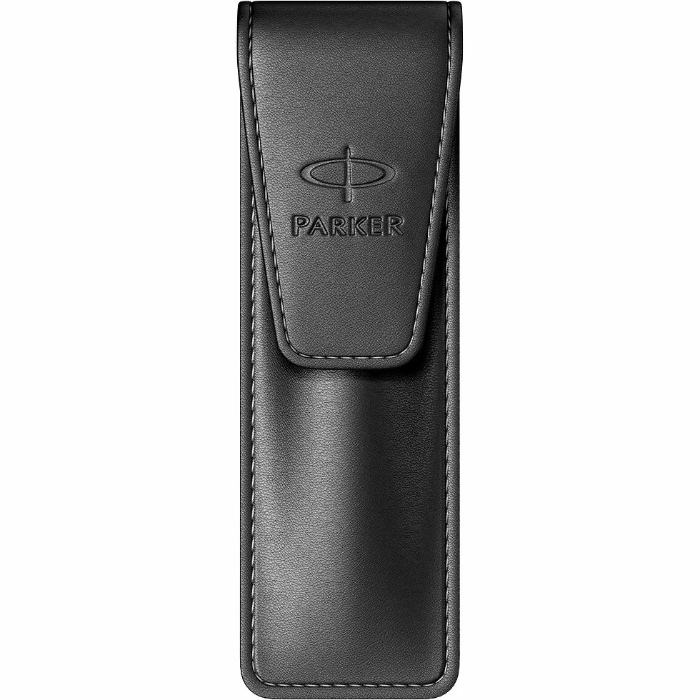 Miniatură: Pix Urban Muted Black GT  cu Etui Parker Leather Black