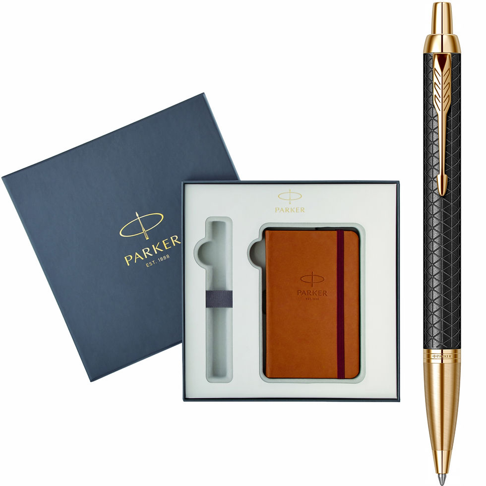 Pix Parker IM Royal Premium Black/ Gold GT in Cutie cu Agenda
