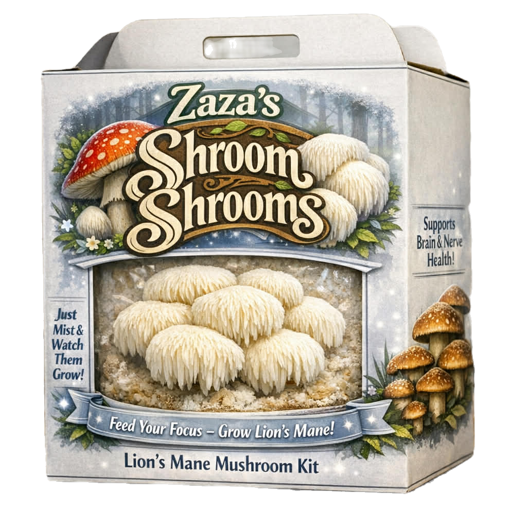 Zaza's Mushroom Lion's Mane Kit (Grow your own Mushrooms) The Healthy way.