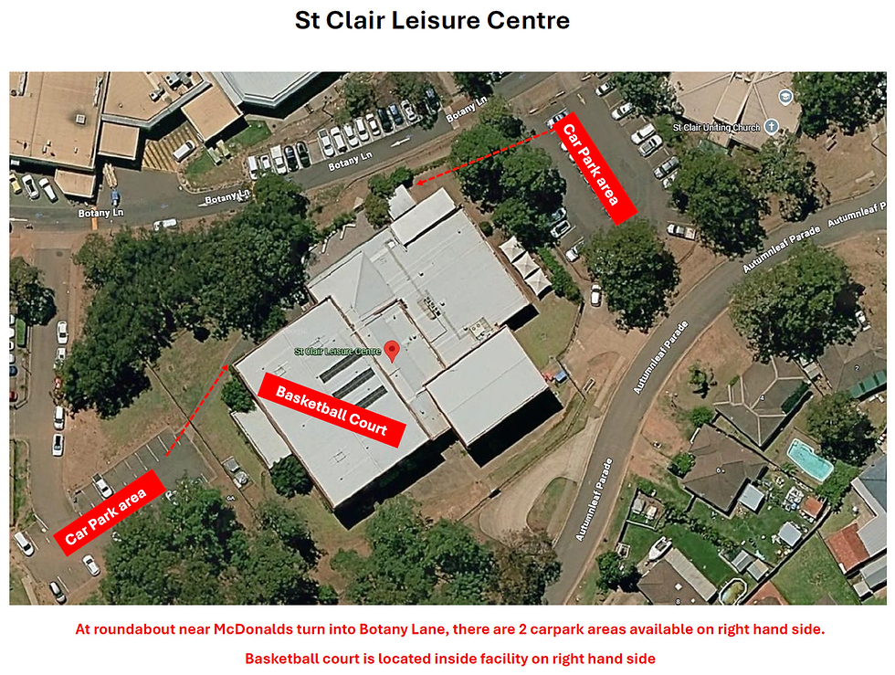 St Clair Leisure Centre map
