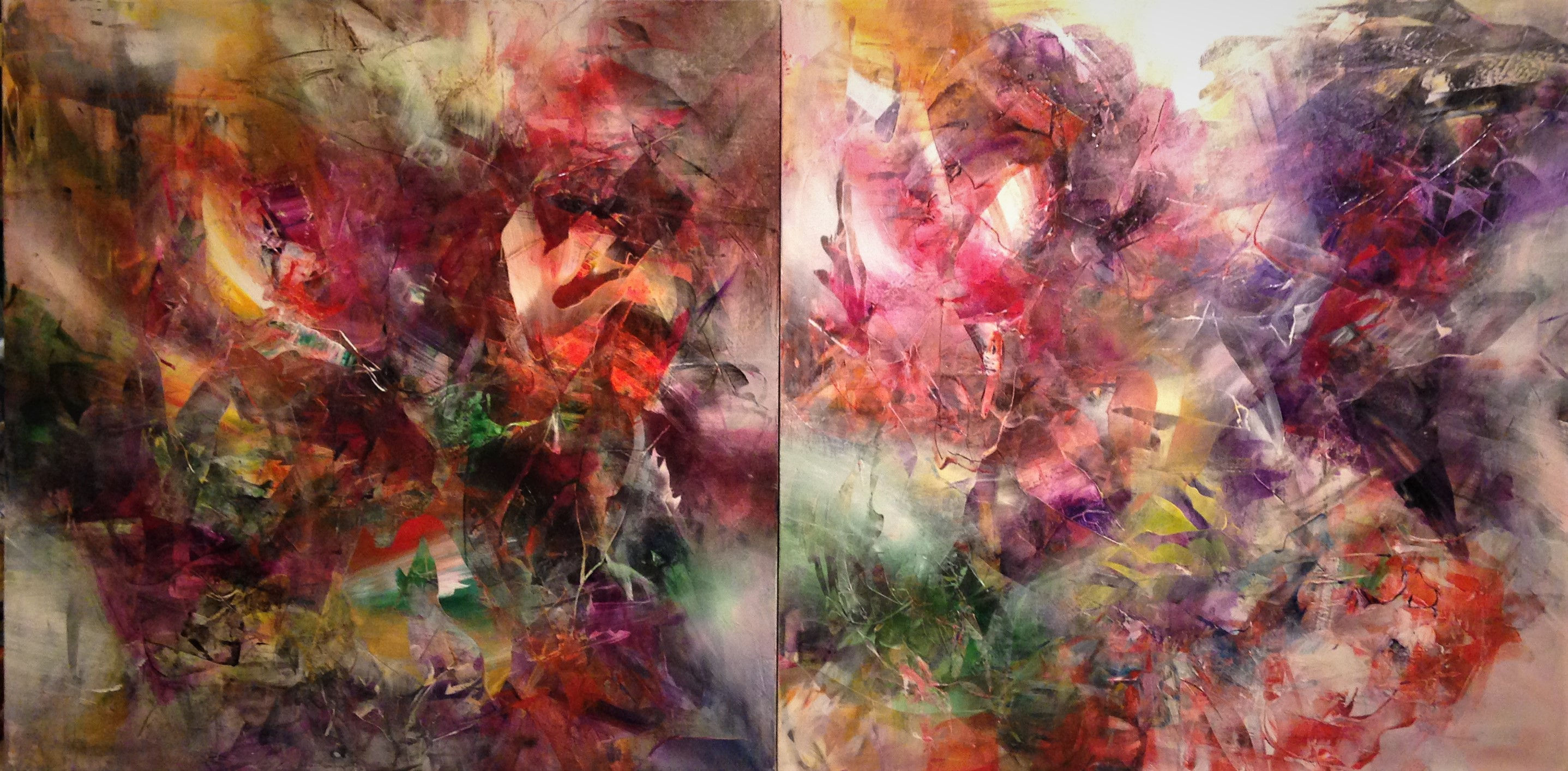 896 acrylique sur toile 80x160cm