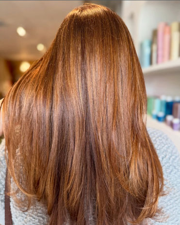 red hair looks almost natural