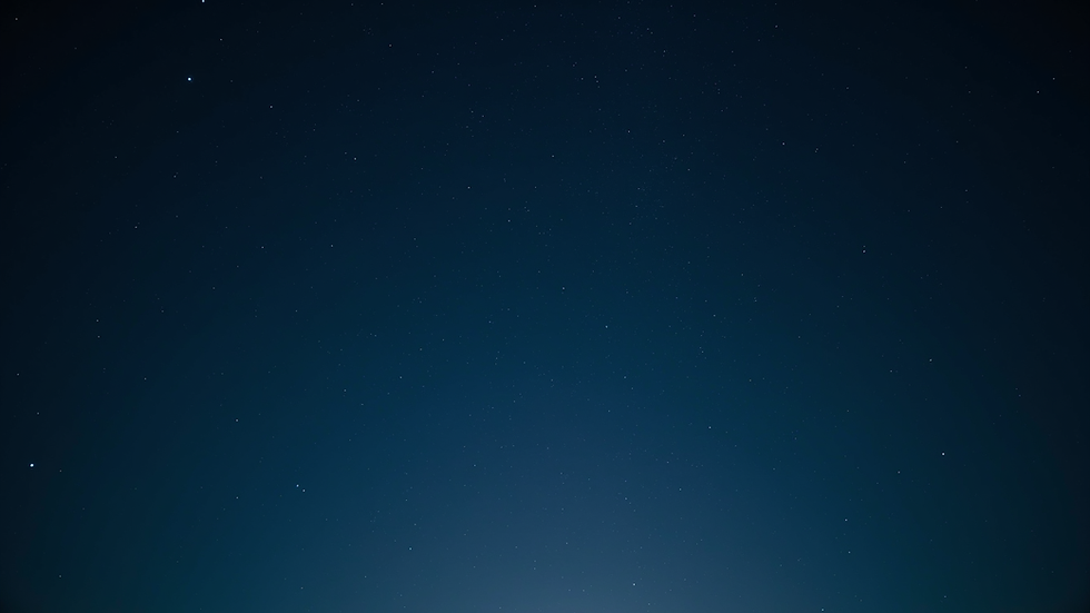 Close-up view of a starry night sky