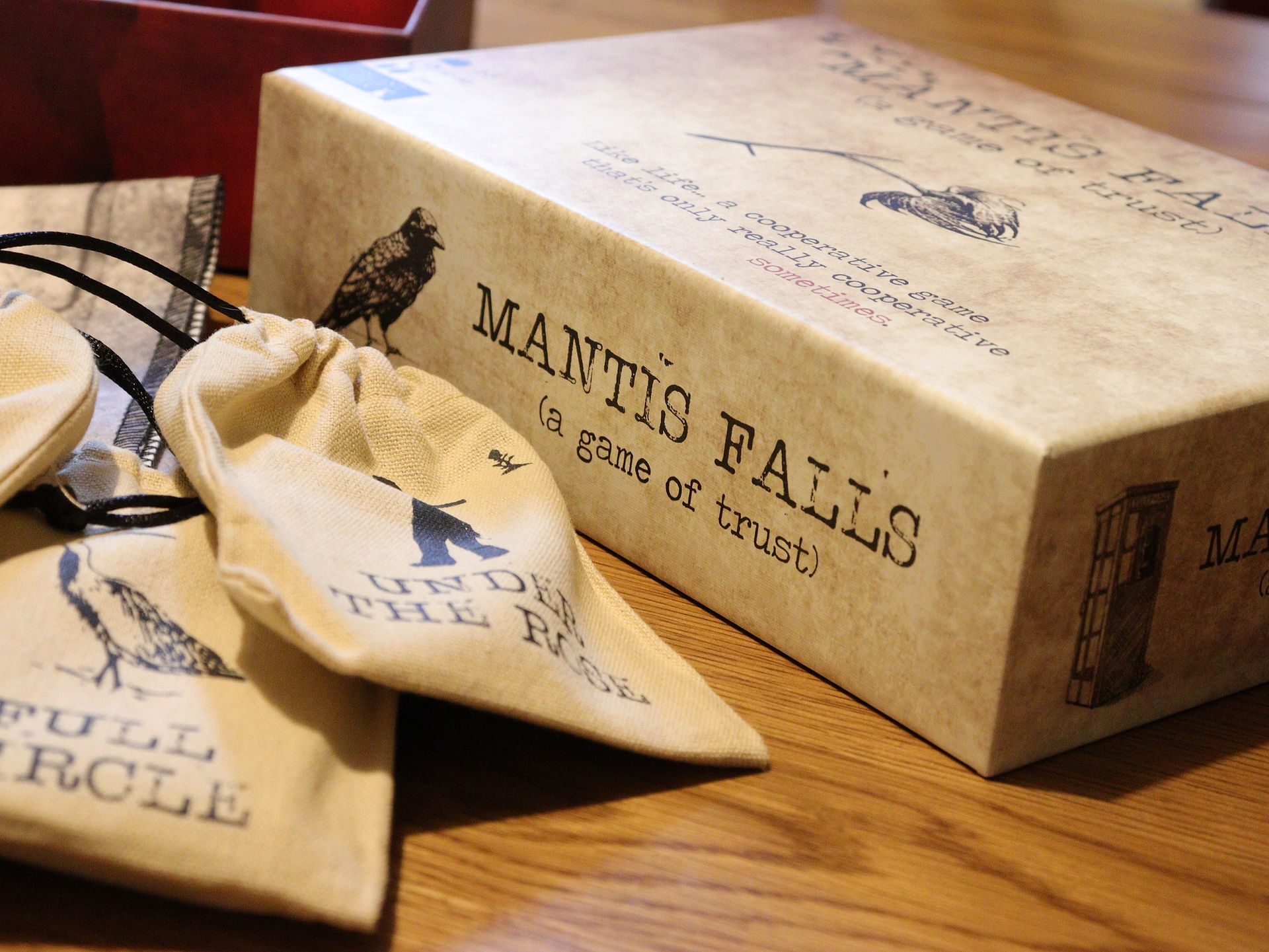 The Mantis Falls box and components