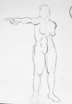 _Gesture Figure Study_ graphite